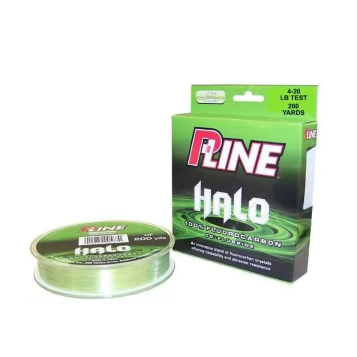 P-Line Halo Mist Green Fluorocarbon Line 200 Yds 1