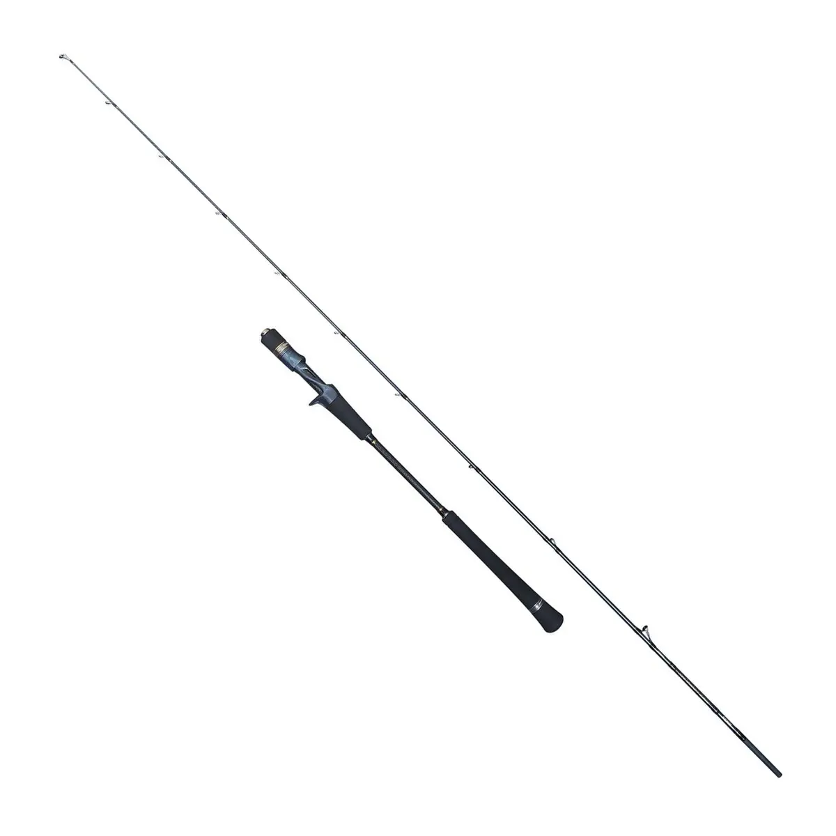 Penn Battalion Solid Spiral Wrap Jig Casting Rod 200G 1+1 Sections 1