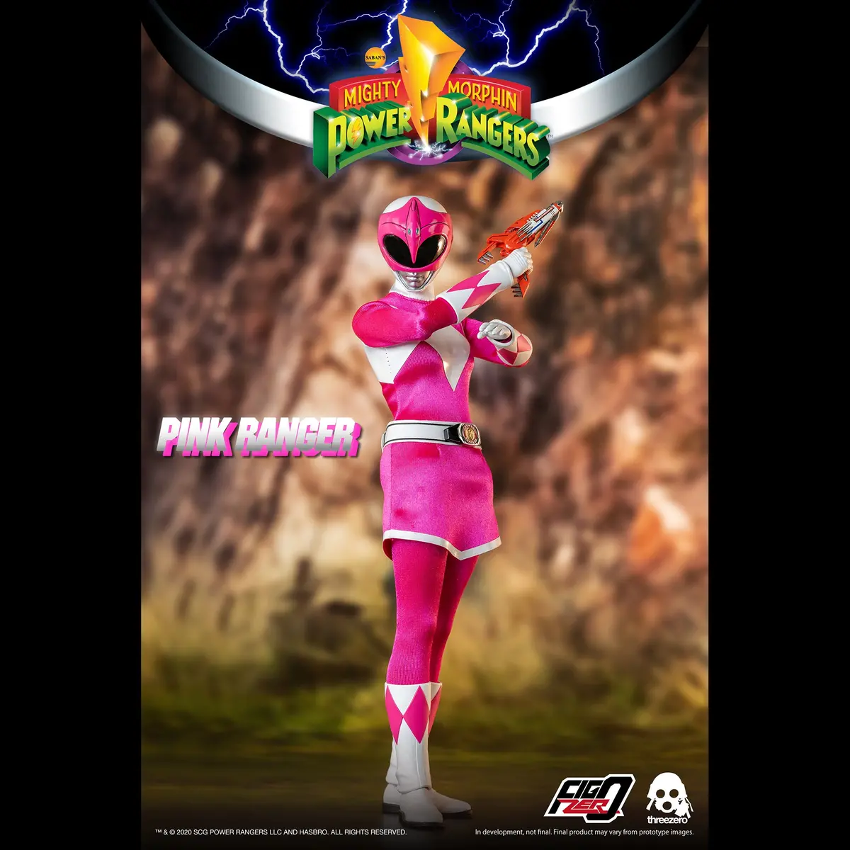 Mighty Morphin Power Rangers Pink Ranger Collectible Figure 1/6 Scale By Threezero 1