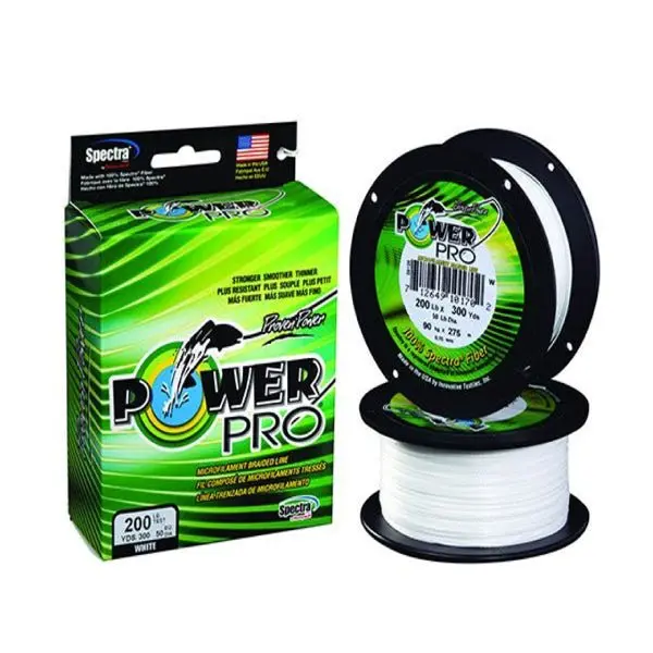 Power Pro Spectra Braided Line White 500 Yards 1