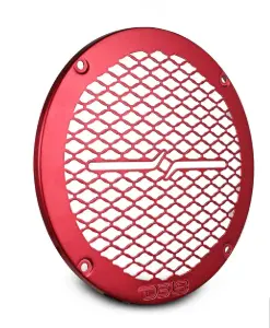 Ds18 Pro-Grill6ms Universal 6.5" Shallow Metal Speaker Grill Covers -Red Or Black 1