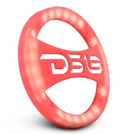 Ds18 Pro-Grill8lgo Universal 8" Speaker Grill Cover With Rgb Lights And Ds18 Logo 1