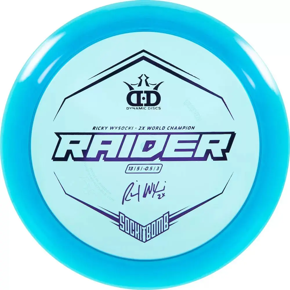Dynamic Discs Lucid Ice Ricky Wysocki "Sockibomb" Raider 1