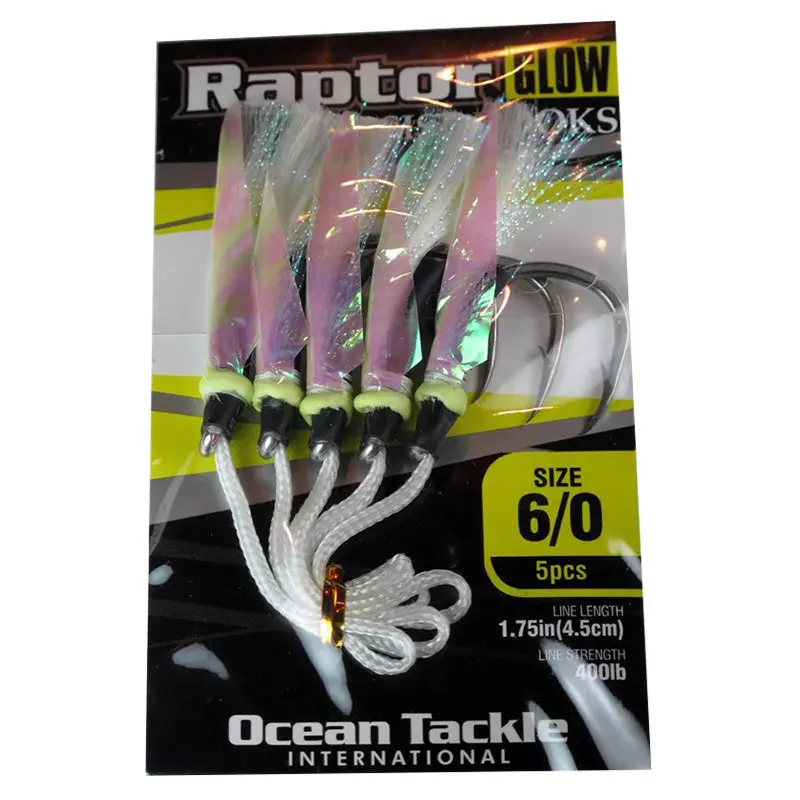 Oti Raptor Glow Assist Fishing Hooks 1