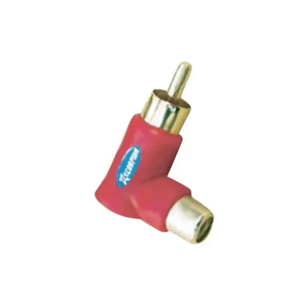 Xscorpion Ras-R Rca Elbow Connectors Female-Male, Red 1