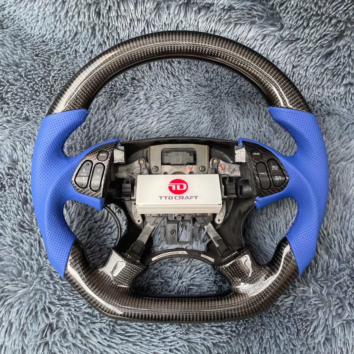 Real Carbon Fiber Steering Wheel For Acura Tl 2004-2006 |Ttd Craft 1