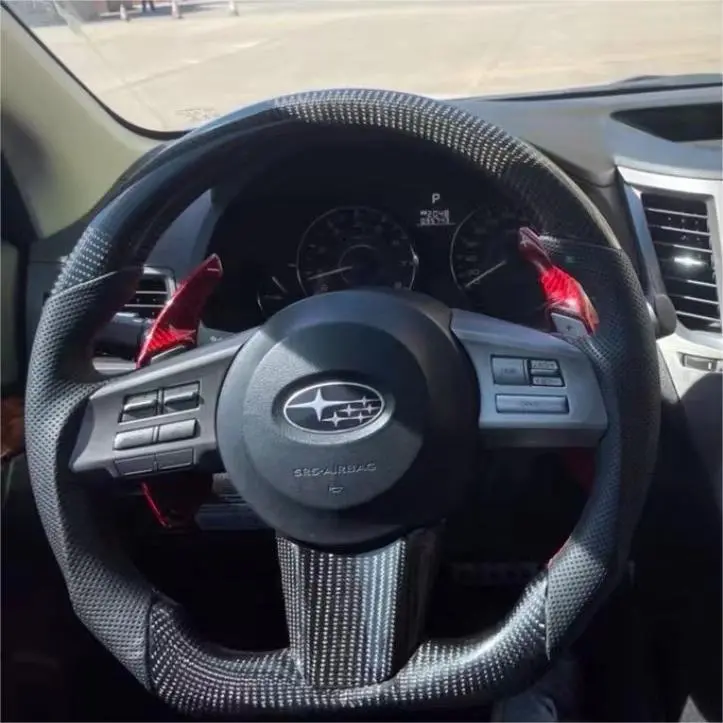 Custom Subaru 2010-2011 Outback Legacy Carbon Fiber Steering Wheel |Ttd Craft 1