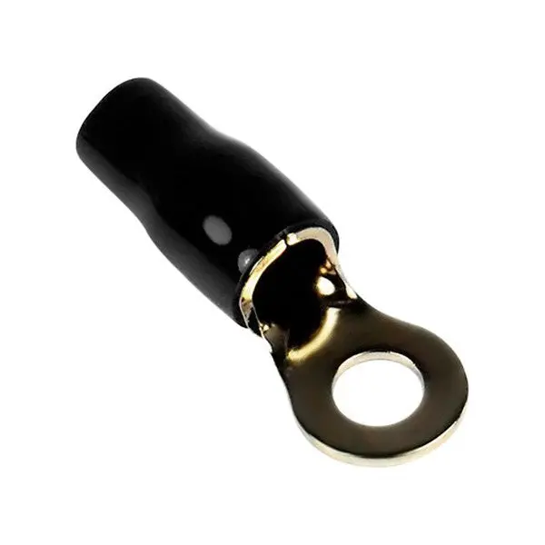 Rt450gbk 4 Gauge Ring Terminals Black - 50 Pack 1