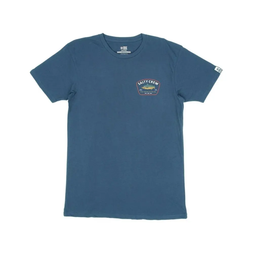 Salty Crew Creature Premium Short Sleeve Shirt - Harbor Blue 1