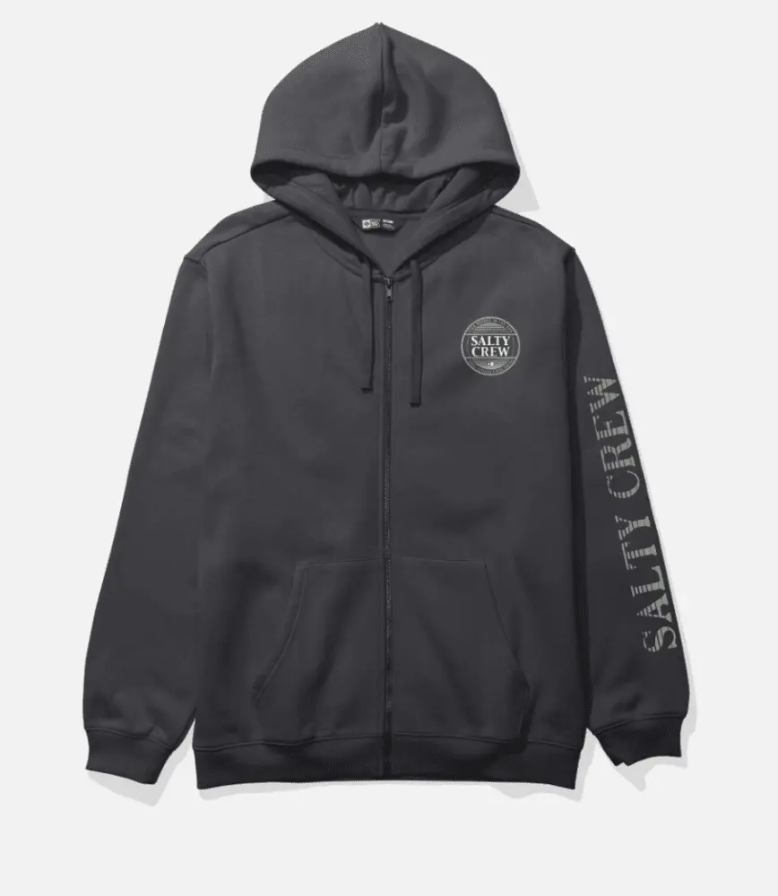 Salty Crew Simple Fade Zip Fleece 1