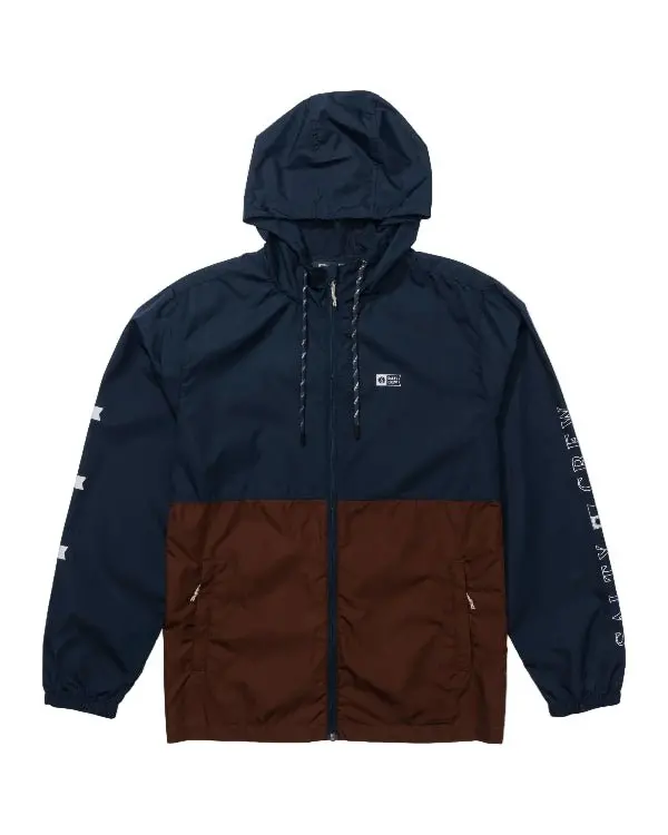 Salty Crew Surface Windbreaker Jacket - Friar Brown 1
