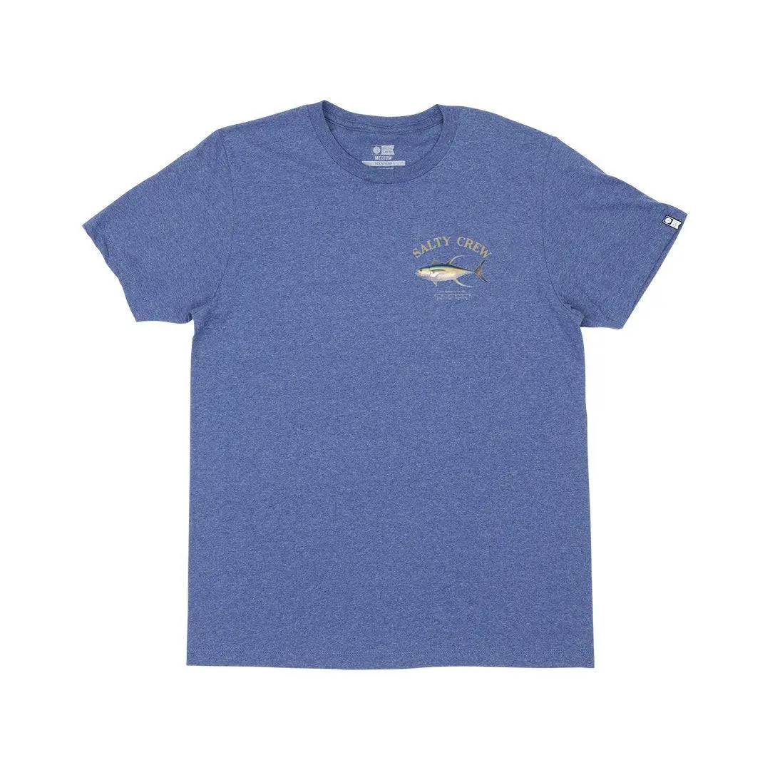 Salty Crew Ahi Mount S/S Standard Tee - Blue Heather 1