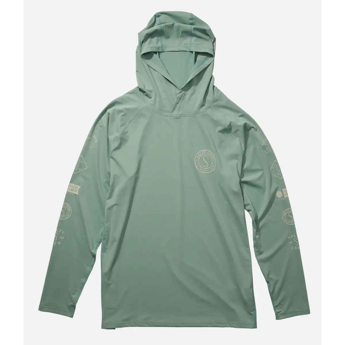Salty Crew Perforated Hooded Sun Shirt 1