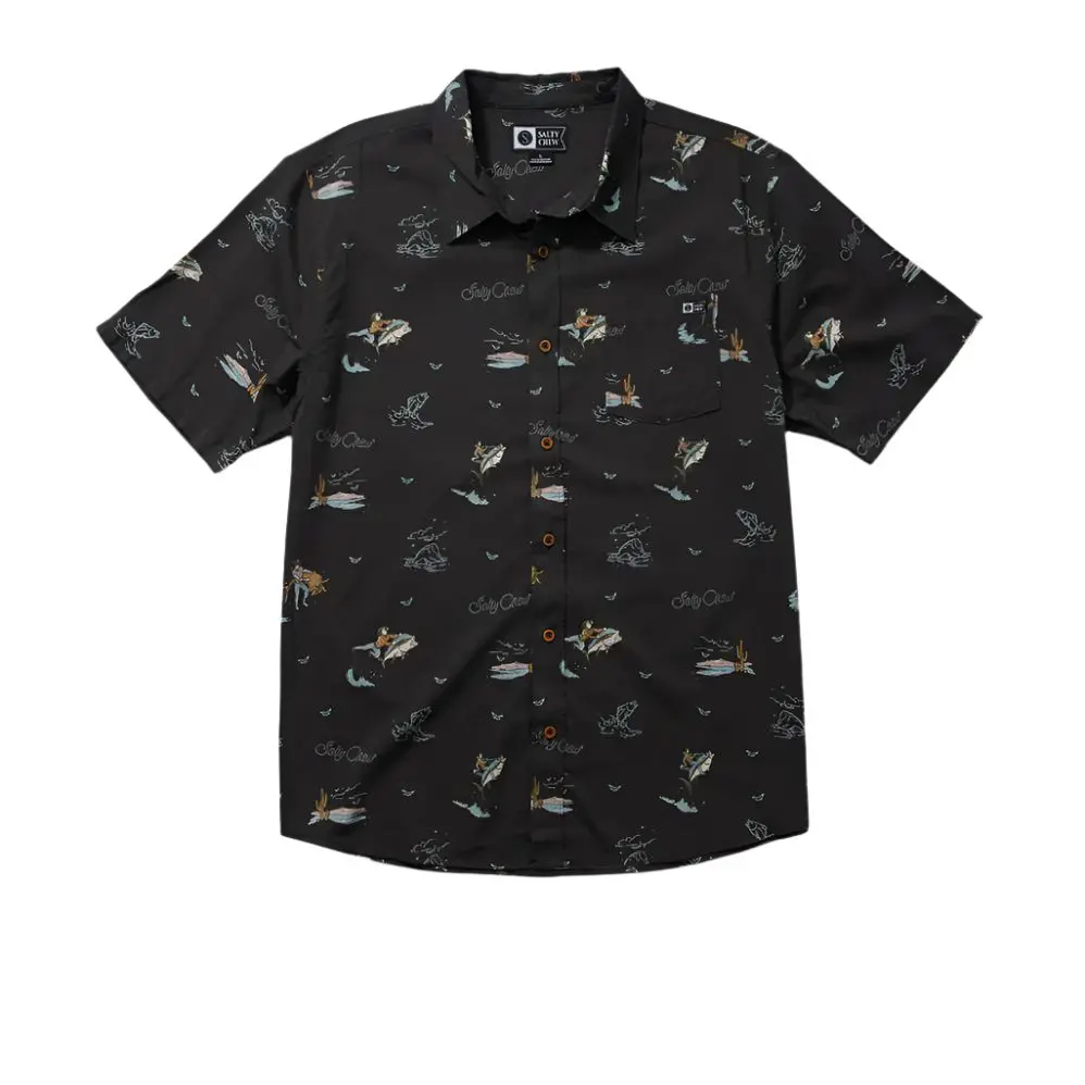 Salty Crew Round Up Woven Button Up 1
