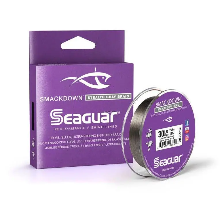 Seaguar Smackdown Braided Fishing Line – Low-Visibility 150-Yard Spool - Image 2