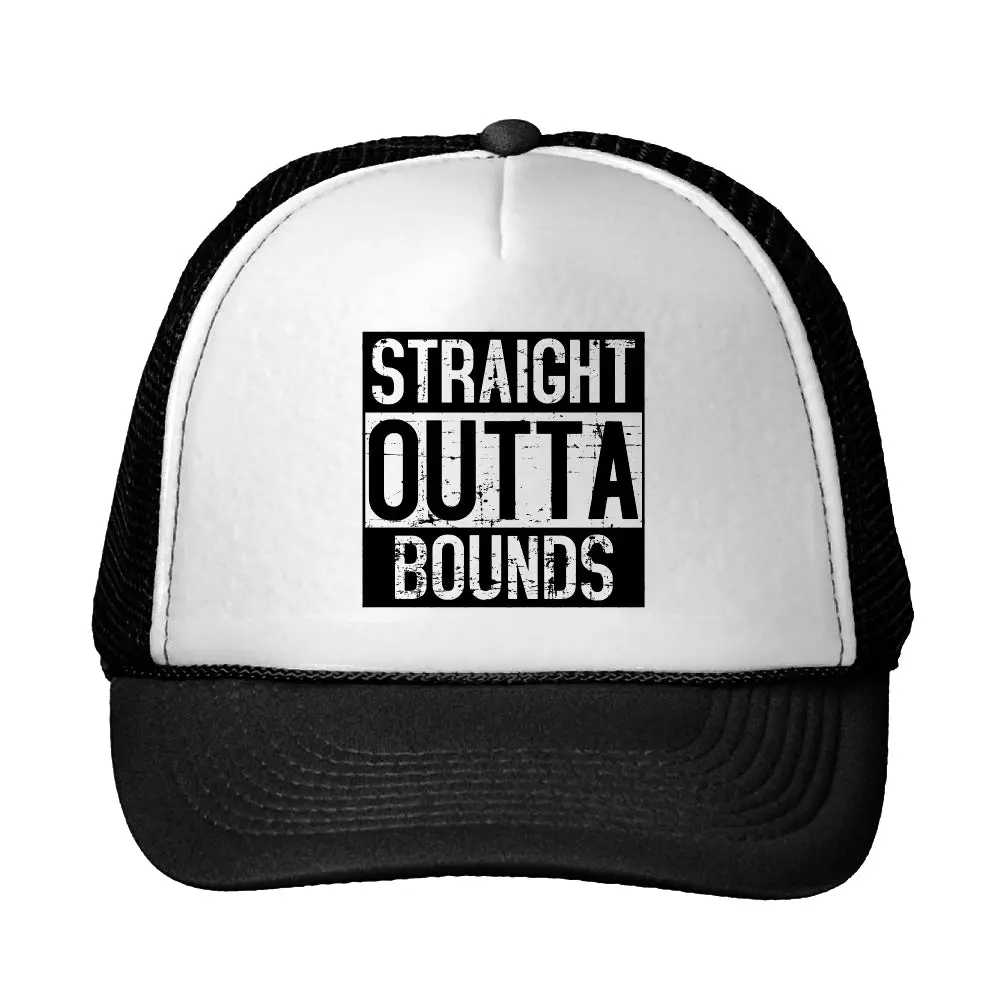 Straight Outta Bounds Disc Golf Trucker Hat 1