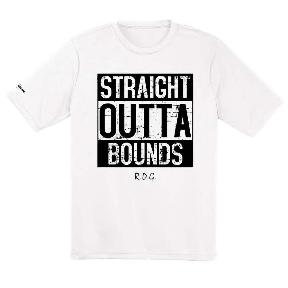 Straight Outta Bounds Sublimated Dry Fit Disc Golf Shirt 1