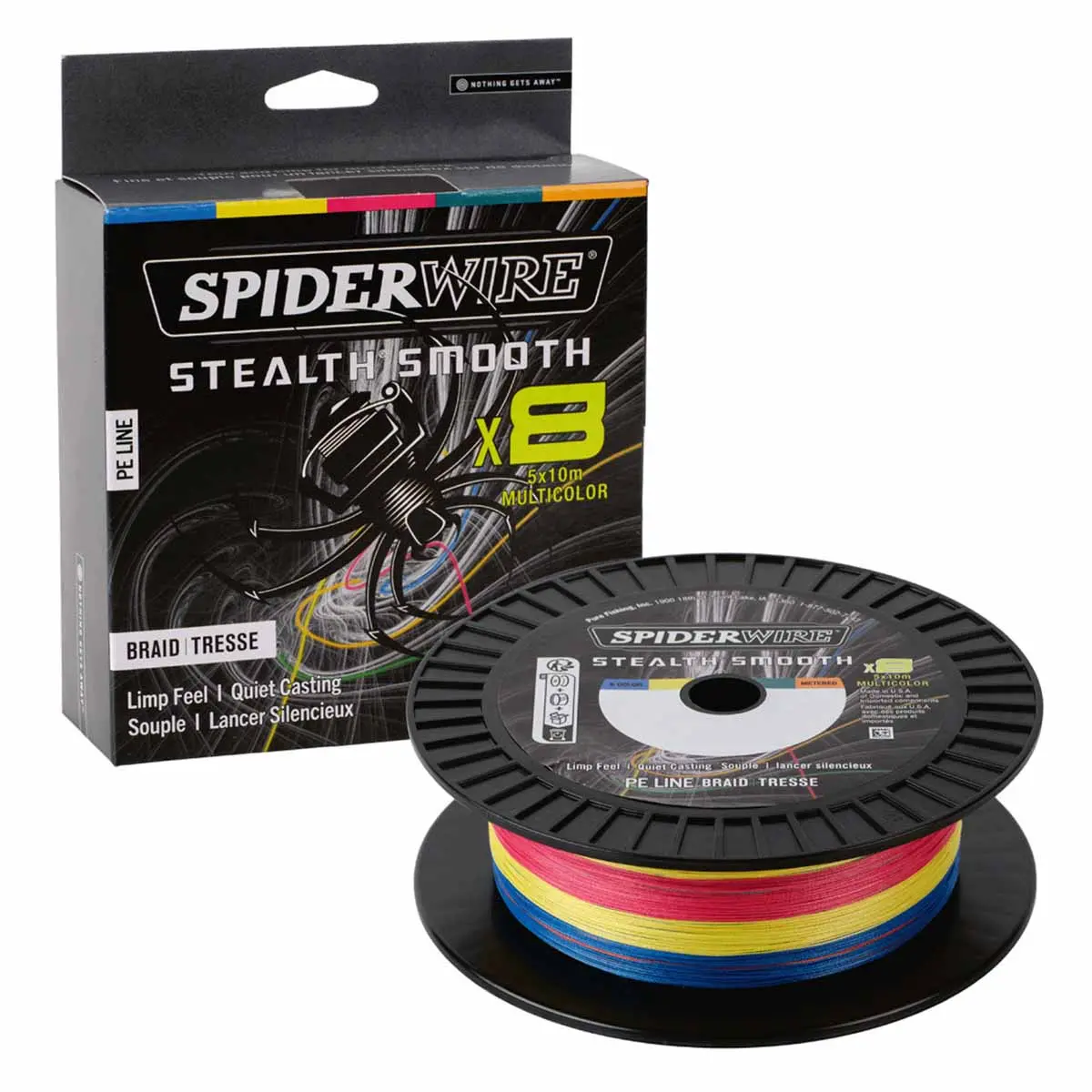Spiderwire Stealth Smooth 8 Multicolour Braided Line 1