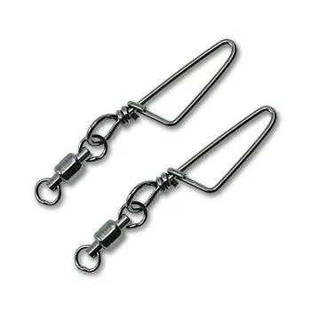 Spro Ball Bearing Swivel With 2 Rings & Coast Lost Snap 1