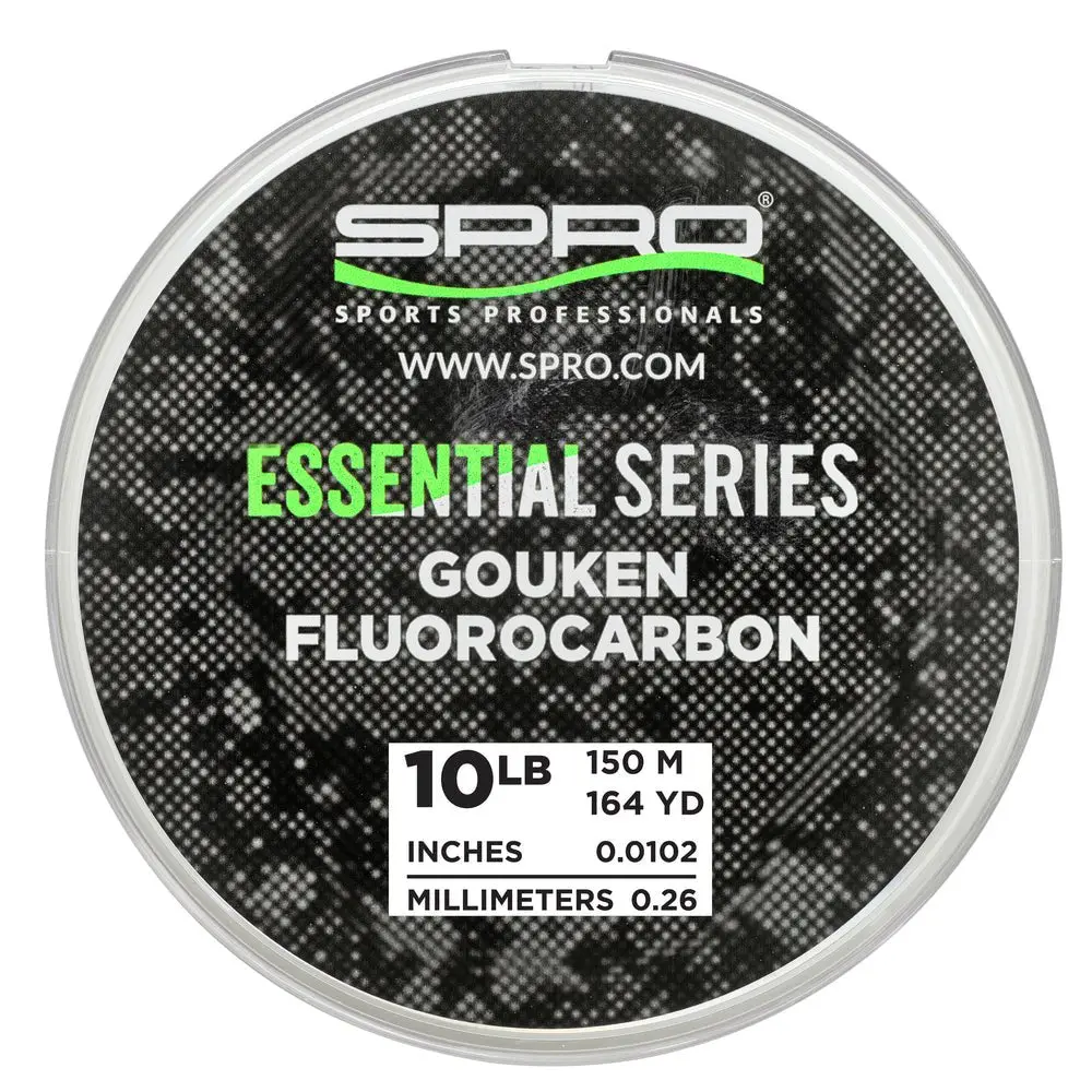 Spro Essential Series Gouken Fluorocarbon Line 164 Yard Spool 1