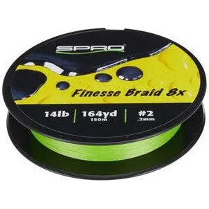 Spro Finesse Braid 8X Lime Green 164 Yds 1
