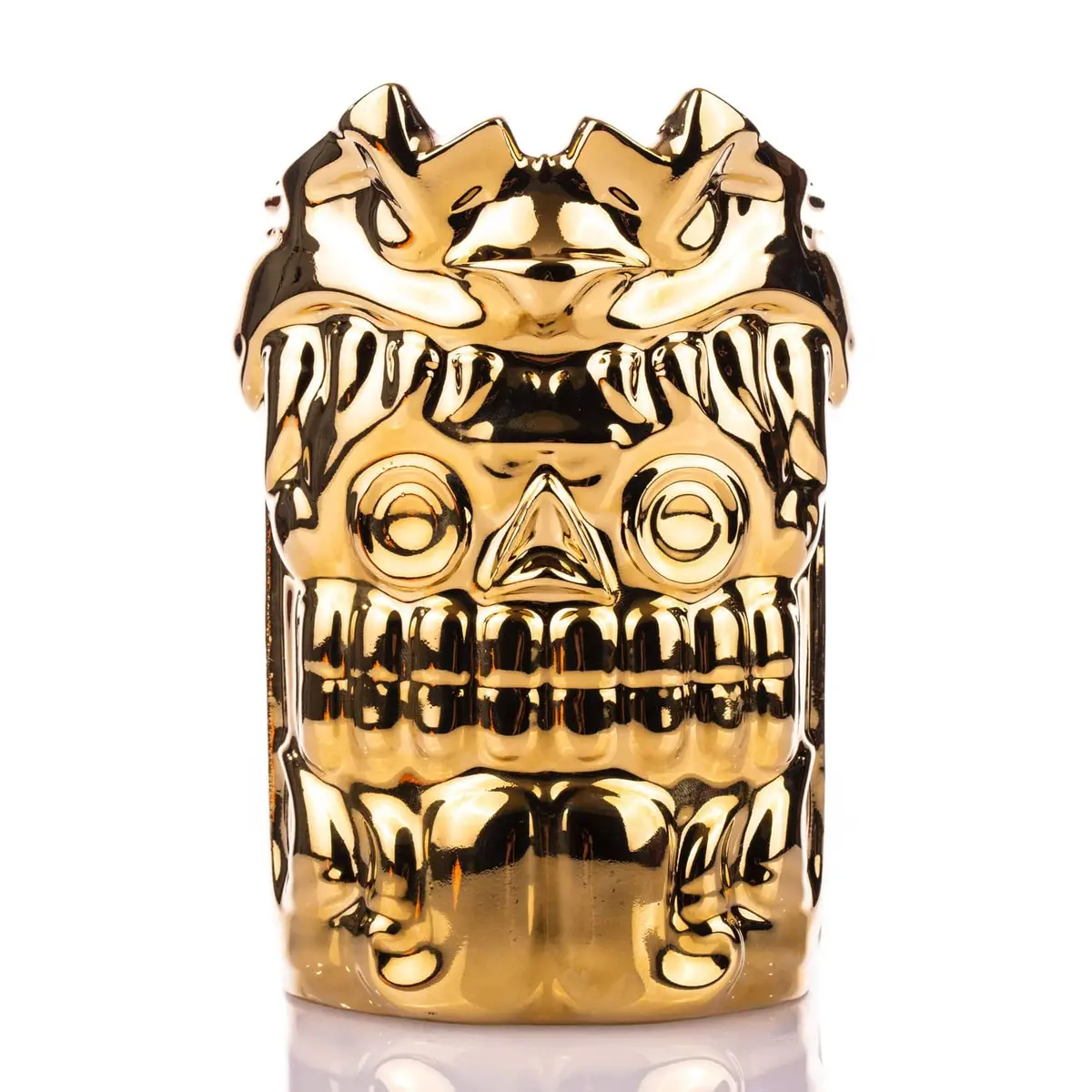 Mouth Of The Serpent Designer Series Tiki Mug (Aztec Gold) 1