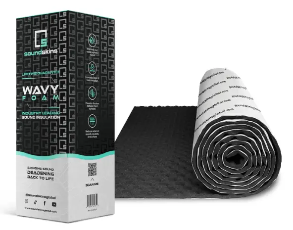 Soundskins Ssk-Wavy Wavy Foam Sound Deadening Roll 1