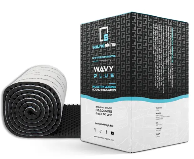 Soundskins Ssk-Wavyplus Thick Wavy Foam Sound Deadening Roll 1