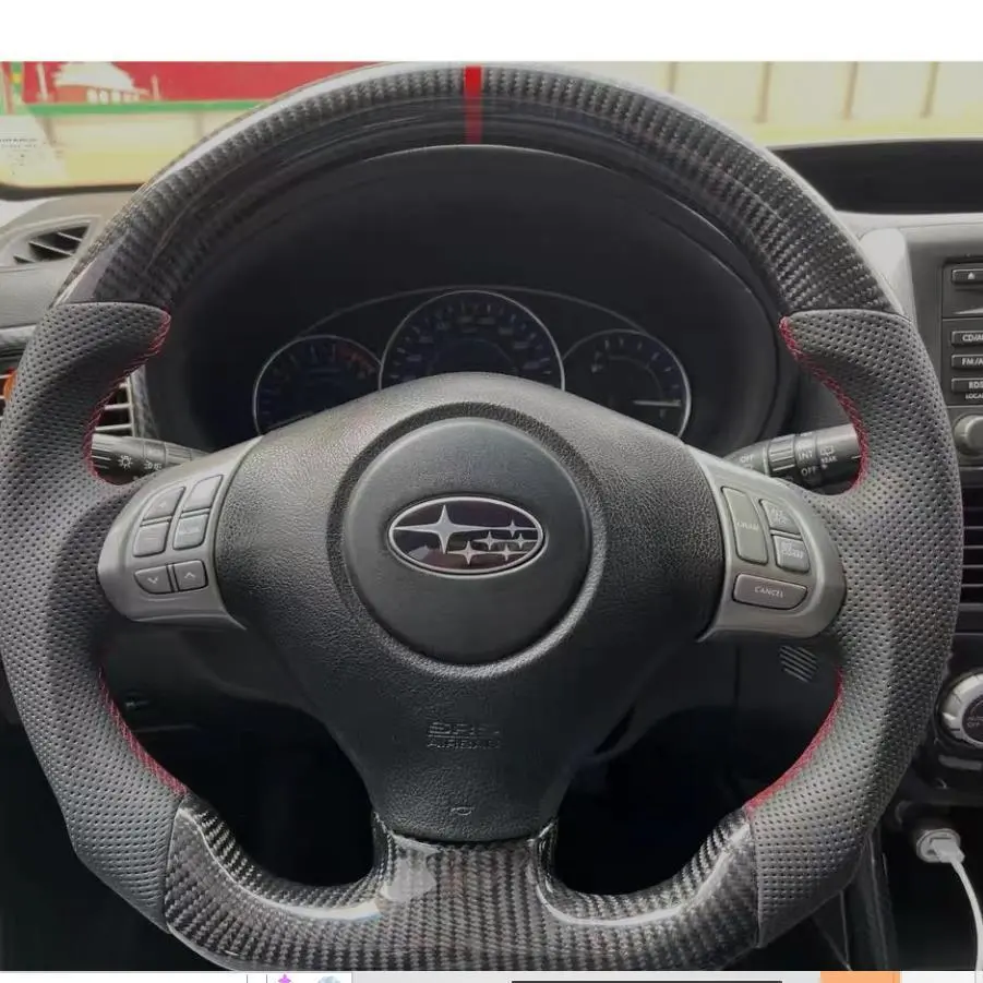 Ttd Craft Subaru 2008-2014 Wrx Sti Carbon Fiber Steering Wheel | Impreza Forester Legacy Upgrade 1