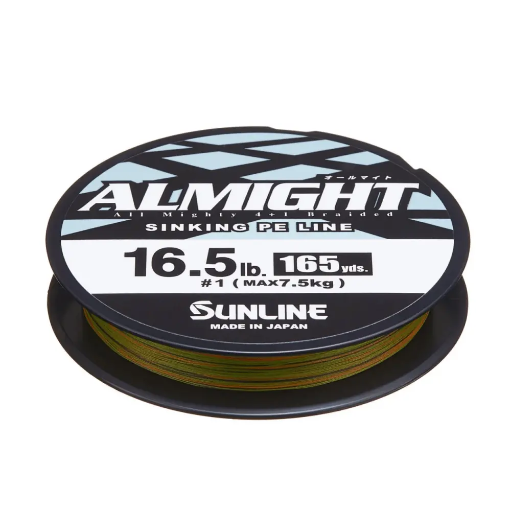 Sunline Almight Sinking Braided Line - Premium Pe Sinking Braid 1
