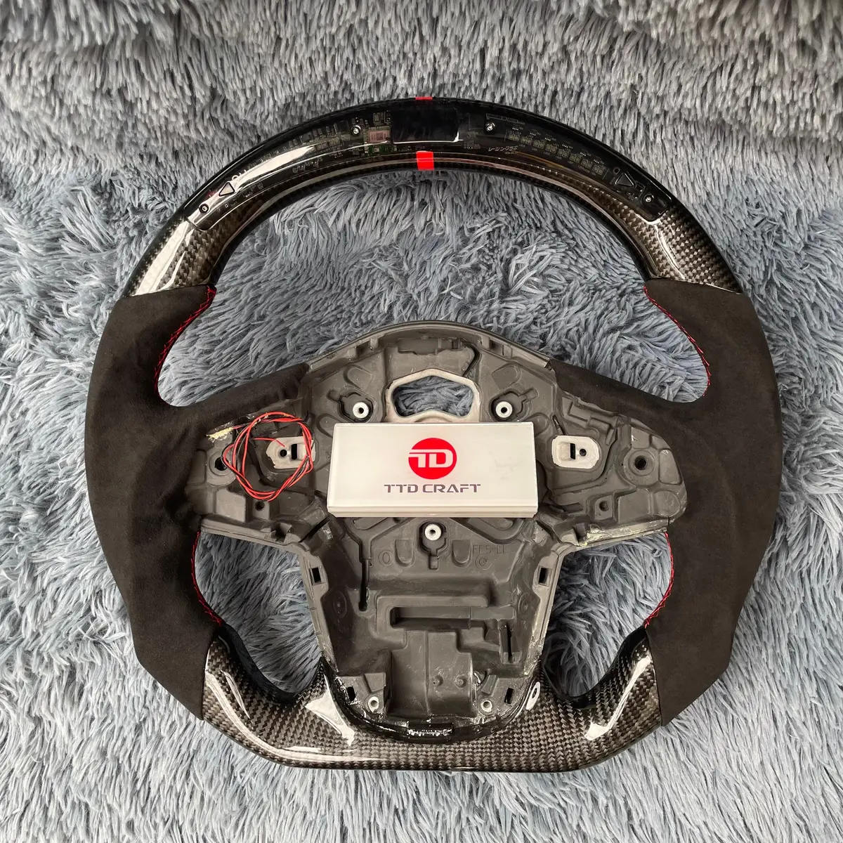 Toyota 2020-2026 Supra Mk5 A90 A91 Led Carbon Fiber Steering Wheel |Ttd Craft 1