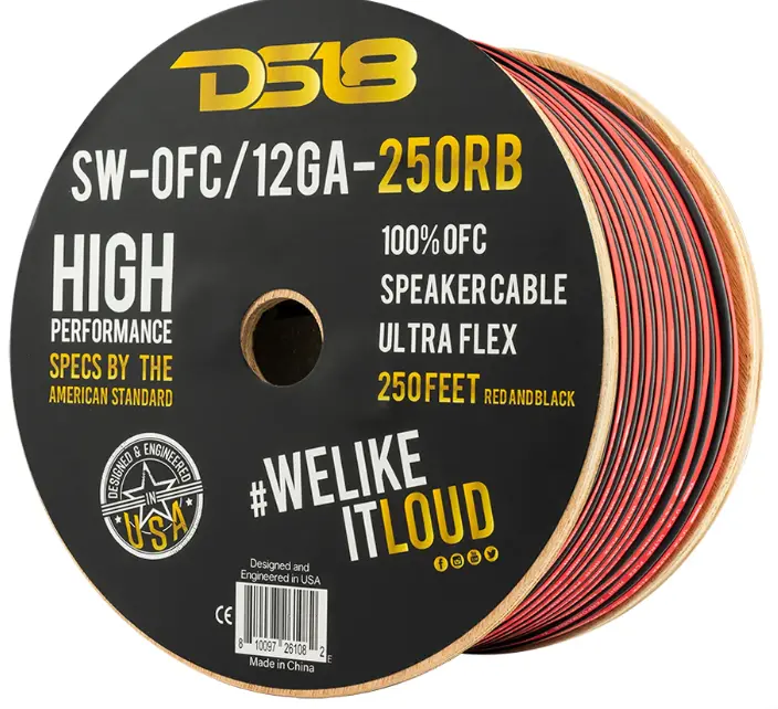 Ds18 Sw-Ofc12ga-250Rb 12 Gauge Ofc Speaker Wire 250 Ft 1