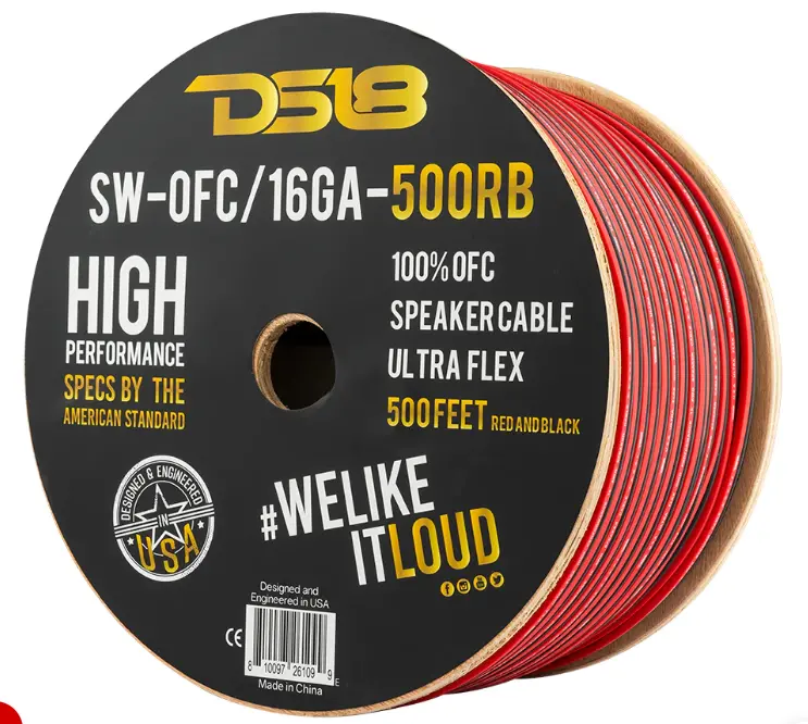 Ds18 Sw-Ofc16ga-500Rb 16 Gauge Ofc Speaker Wire 500 Ft 1