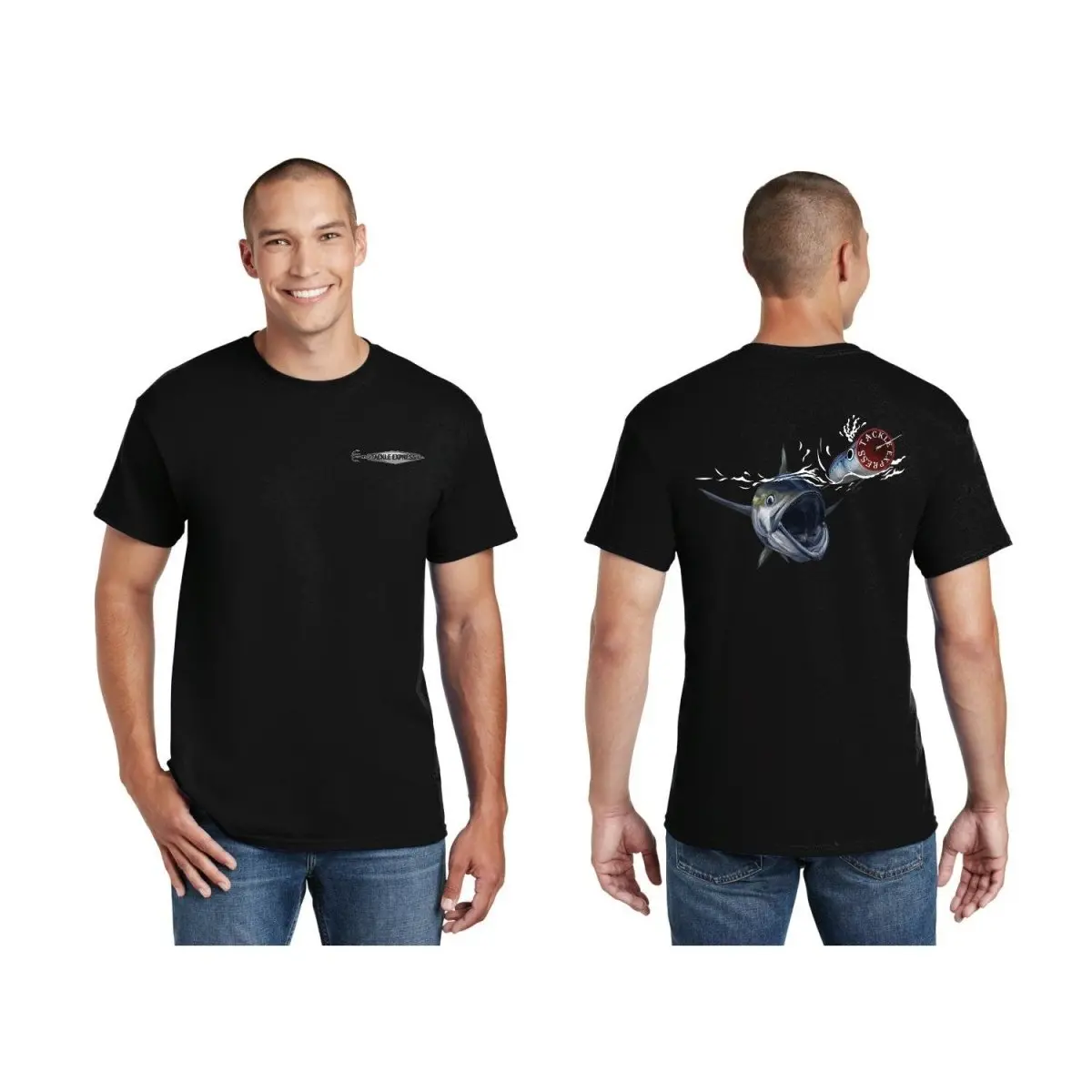 Tackle Express Tuna Popper Short Sleeve Tee Shirt 1
