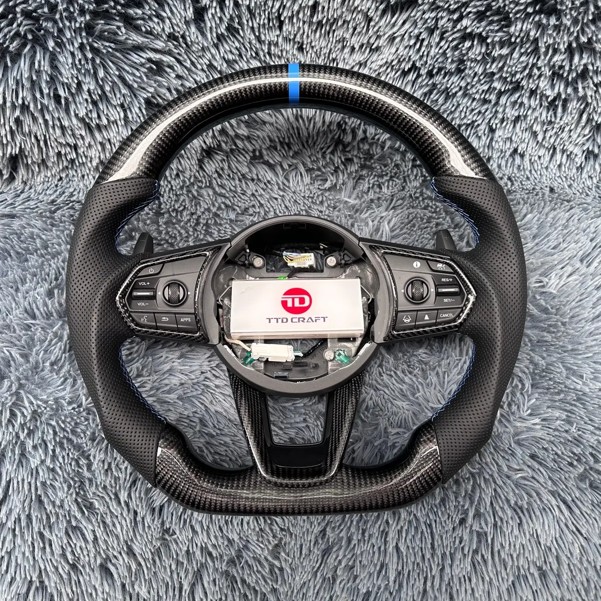 Acura 2021-2026 Tlx/Mdx Real Carbon Fiber Steering Wheel |Ttd Craft 1