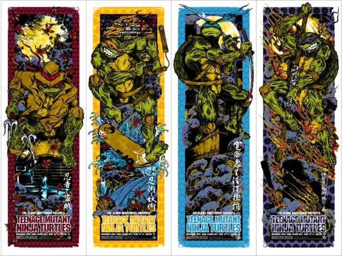 Tmnt – 4 Poster Set 1