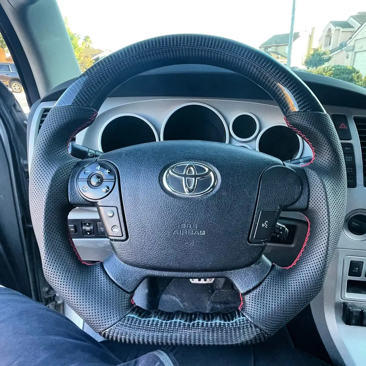 Toyota Tundra Sequoia Custom Carbon Fiber Steering Wheel 2007-2013 |Ttd Craft 1