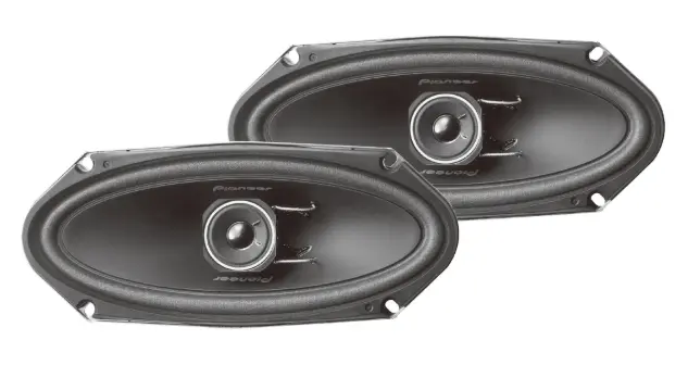 Pioneer Tsa4103 4" X 10" 2-Way Rear Deck Mount Speakers 120W Max 1