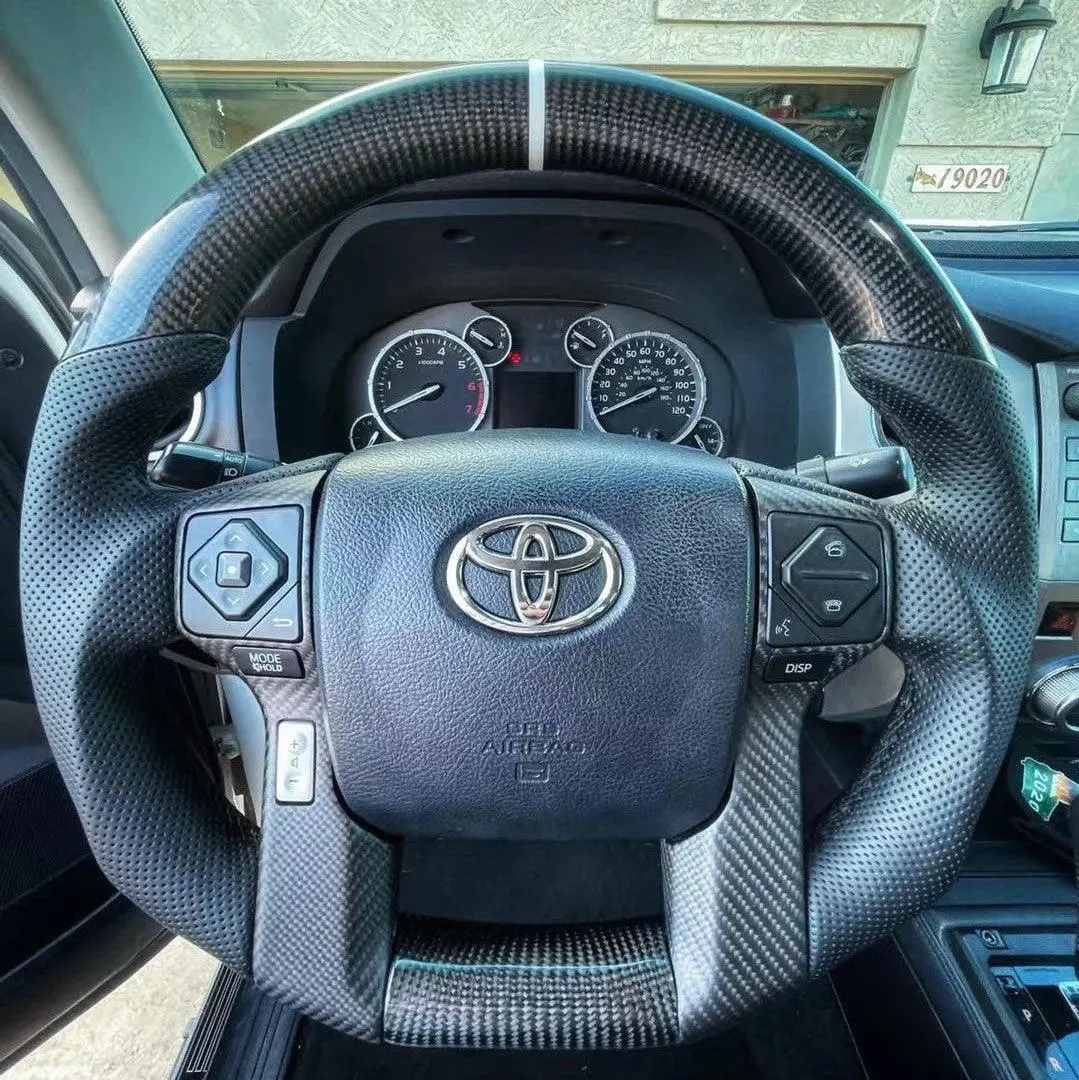 Toyota Tundra Tacoma 4Runner Carbon Fiber Steering Wheel 2014-2021 |Ttd Craft 1