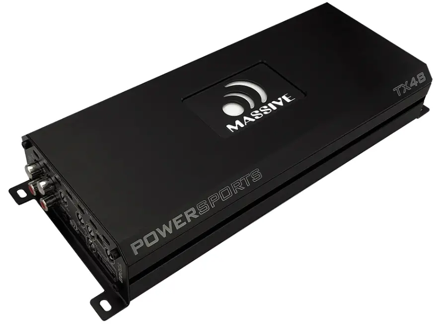 Massive Audio Tx48 Trident 4-Channel Marine Amplifier With Optional Bluetooth 1