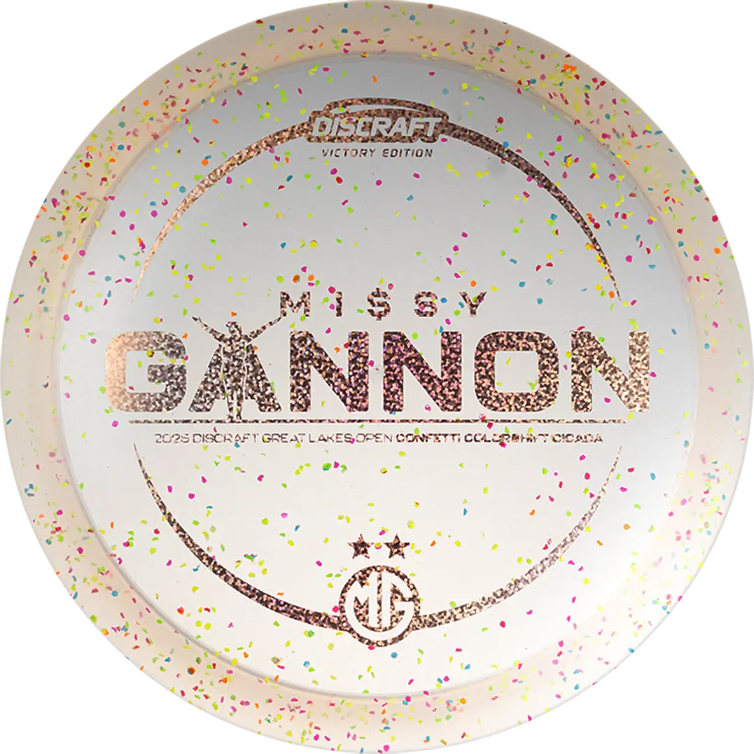 Discraft Z Colorshift Confetti Cicada - Missy Gannon Dglo Victory Edition 2025 1