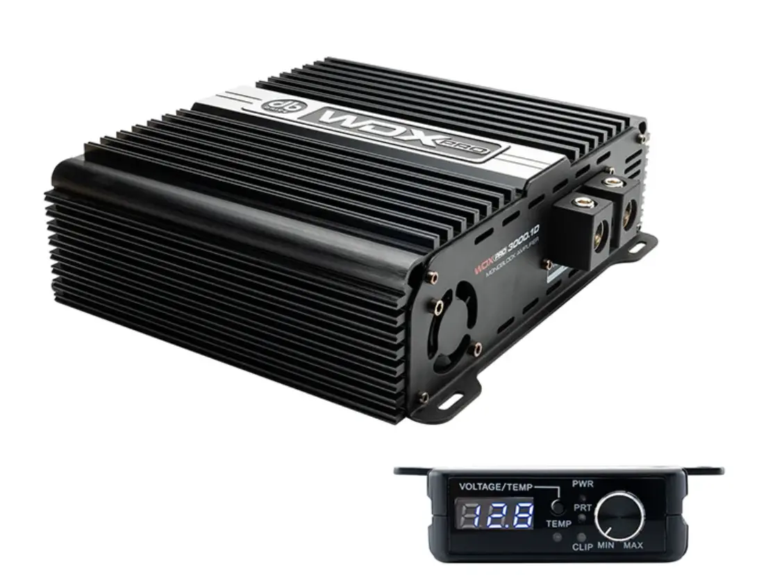 Db Drive Wdx Pro3000.1D 3000W 1-Channel Amplifier 1 Ohm Stable 1