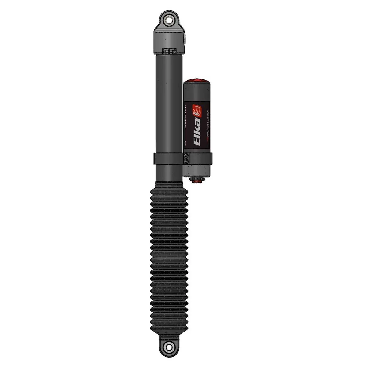 2017-2019 Ford F-250 4X4 Elka 2.5 Dc Piggyback Rear Shock Kit - Stock Geometry 1