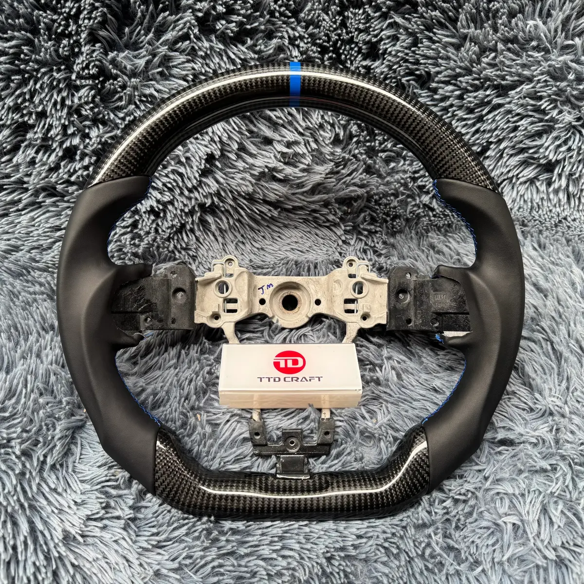 Custom Subaru 2015-2021 Wrx / Sti Carbon Fiber Steering Wheel | Ttd Craft 1