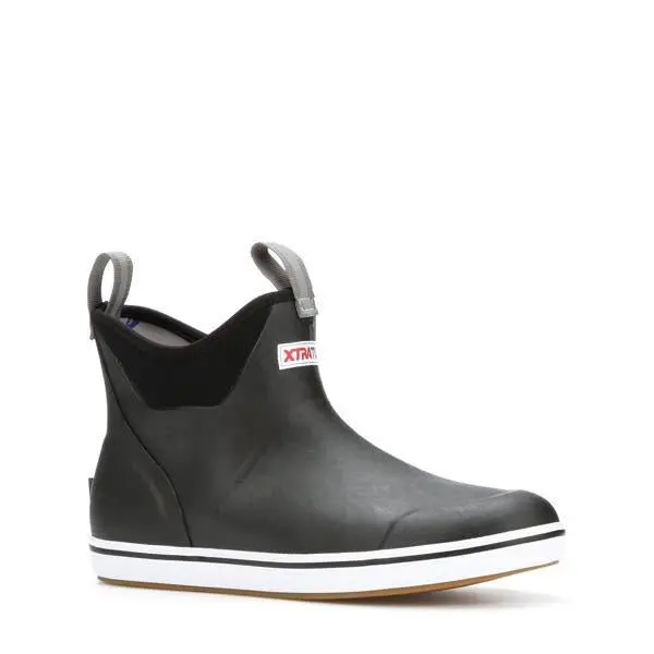 Xtratuf 22736 6" Ankle Deck Boots Black 1