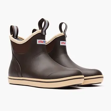 Xtratuf 6" Women's Ankle Deck Boots Brown 1