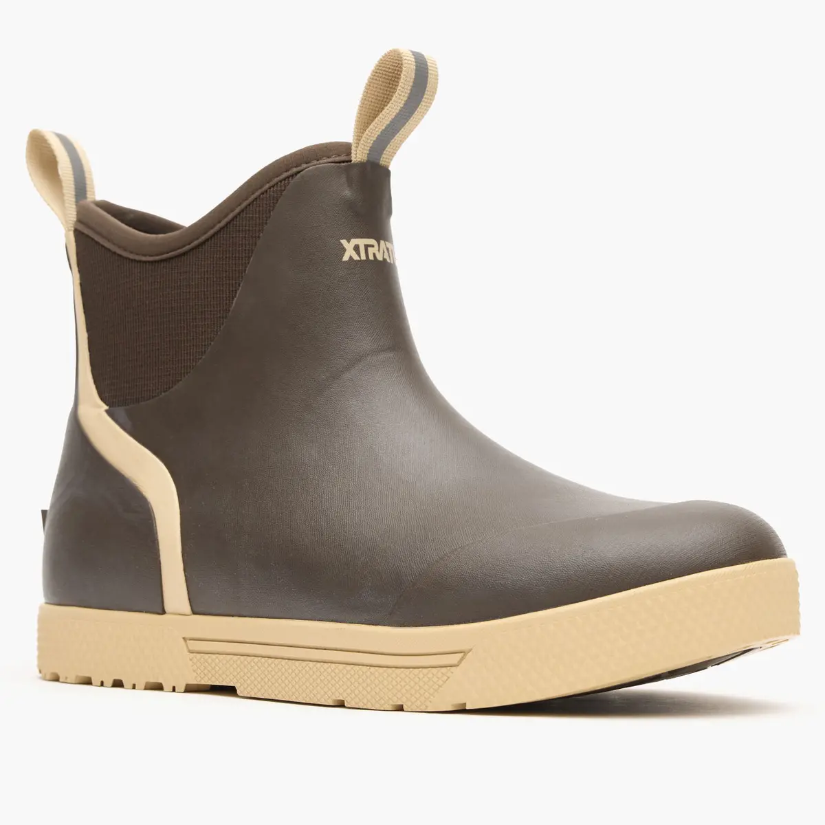 Xtratuf Men's 6" Wheelhouse Brown Ankle Deck Boots 1