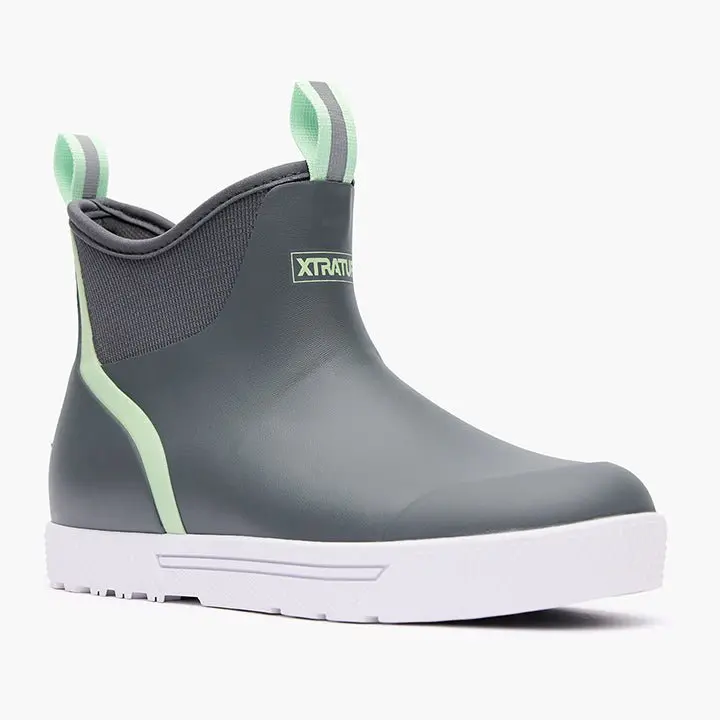 Xtratuf Women's 6" Wheelhouse Gray Ankle Deck Boots 1