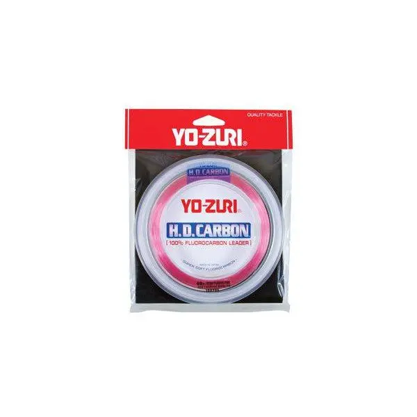 Yo-Zuri H.D. Carbon Disappearing Pink 100% Fluorocarbon Leader 1