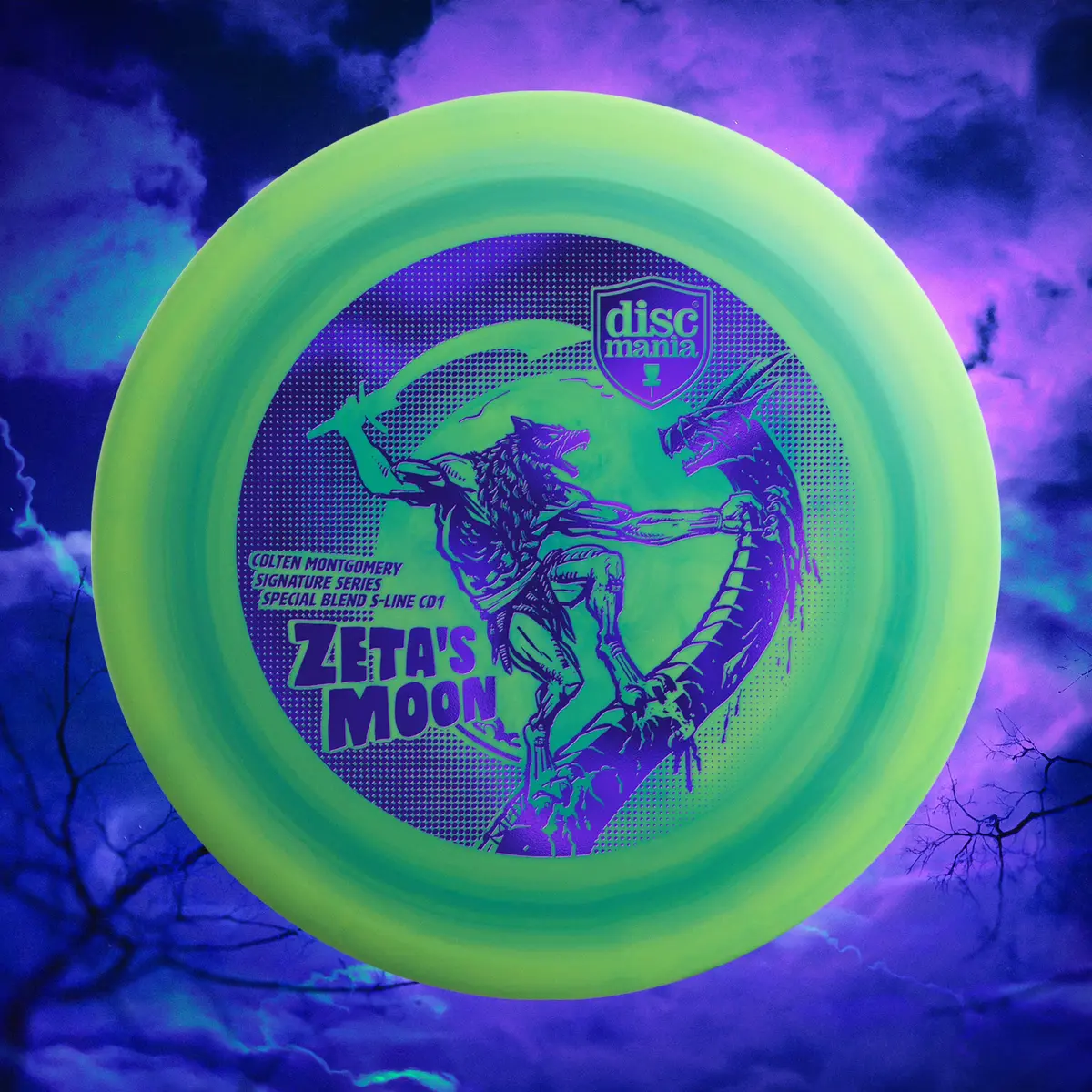 Discmania Swirly S-Line Cd1 Zeta's Moon Colten Montgomery Tour Series 2023 1